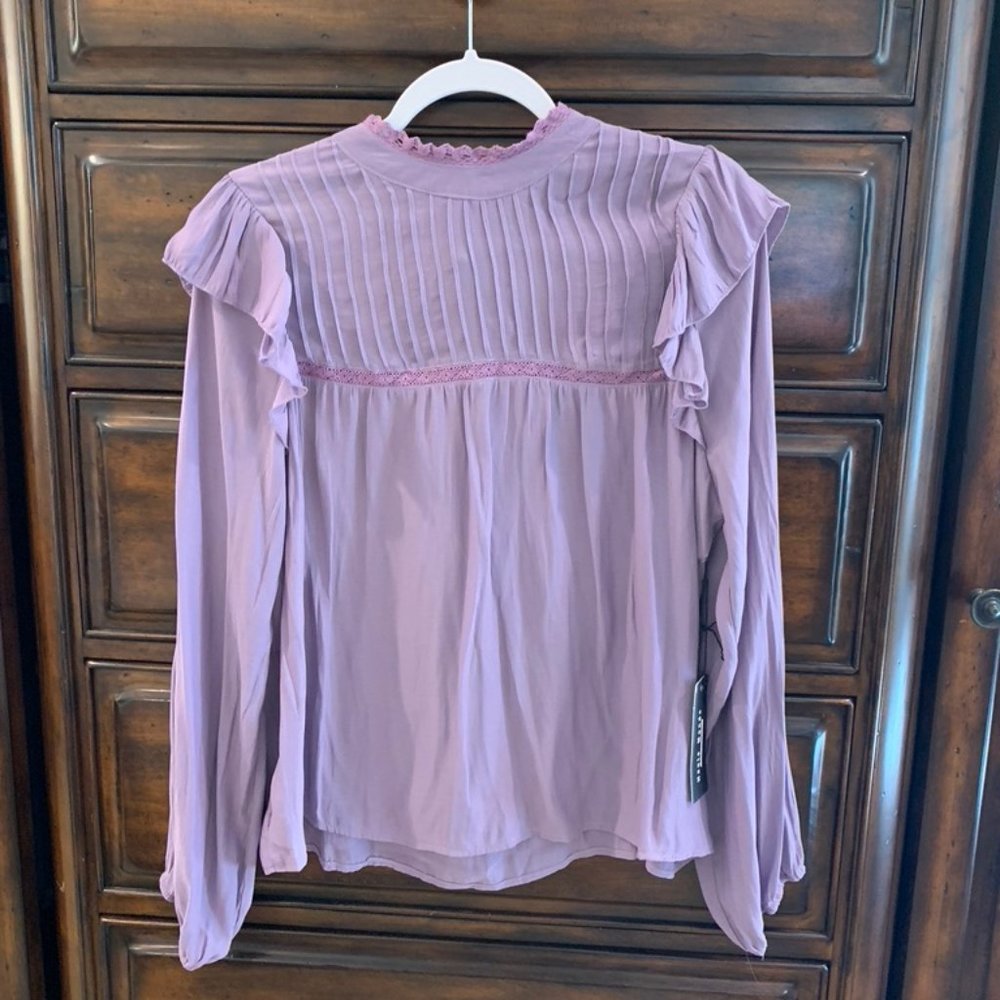 Haute Monde Lavender Blouse - Med